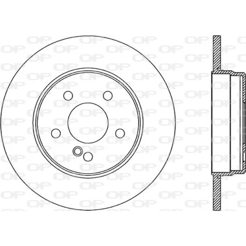 Brzdový kotúč OPEN PARTS BDR1861.10