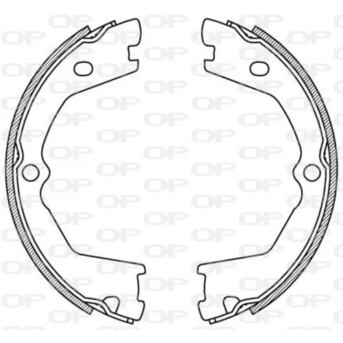 Sada brzdových čeľustí OPEN PARTS BSA2209.00