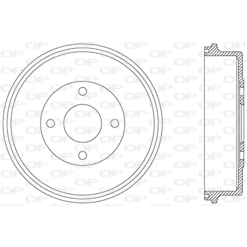 Brzdový bubon OPEN PARTS BAD9017.10