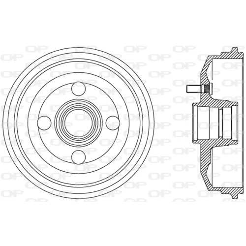 Brzdový bubon OPEN PARTS BAD9058.40