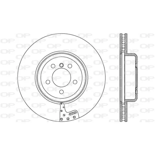 Brzdový kotúč OPEN PARTS BDR2767.20