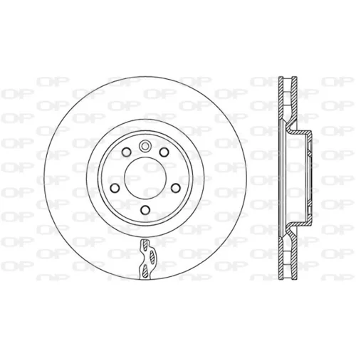 Brzdový kotúč OPEN PARTS BDR2775.20