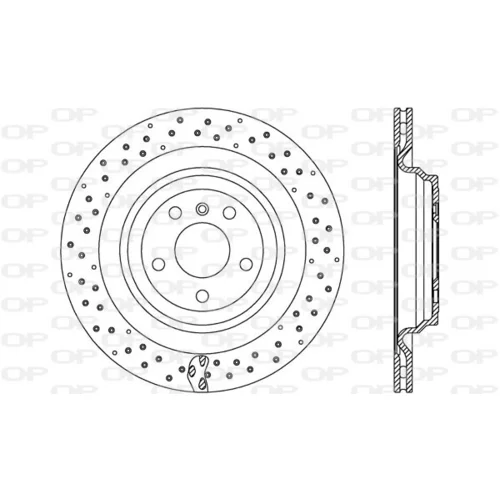 Brzdový kotúč OPEN PARTS BDR2776.20