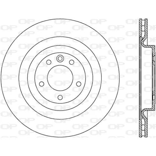 Brzdový kotúč OPEN PARTS BDR2793.20