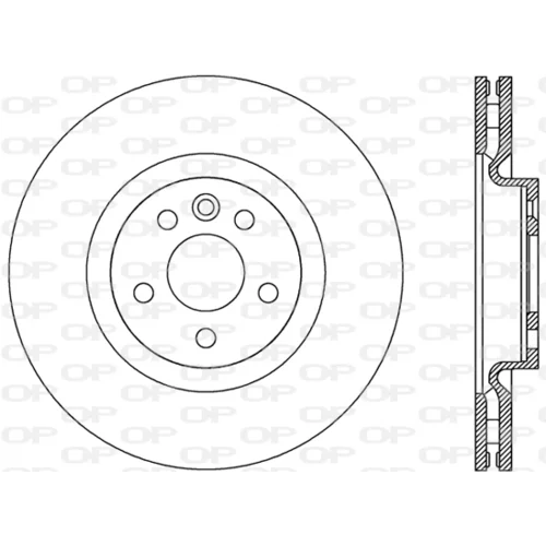 Brzdový kotúč OPEN PARTS BDR2809.20