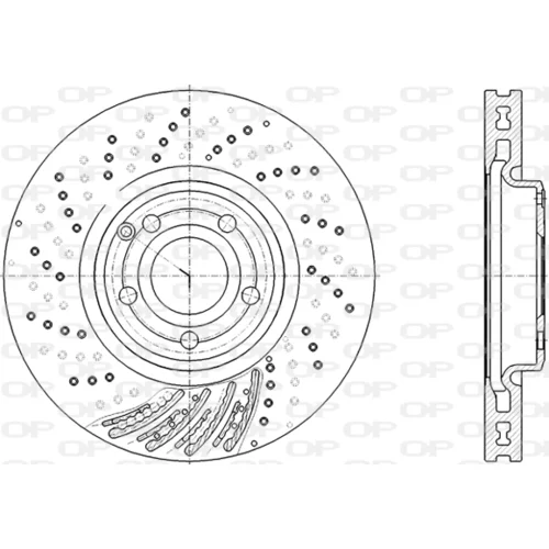 Brzdový kotúč OPEN PARTS BDR2819.20