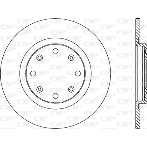 Brzdový kotúč OPEN PARTS BDA1426.10