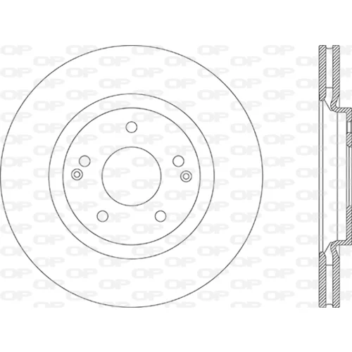 Brzdový kotúč OPEN PARTS BDA2882.20