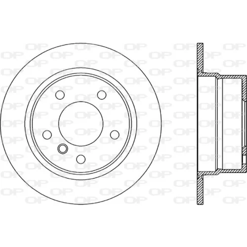 Brzdový kotúč OPEN PARTS BDR1890.10