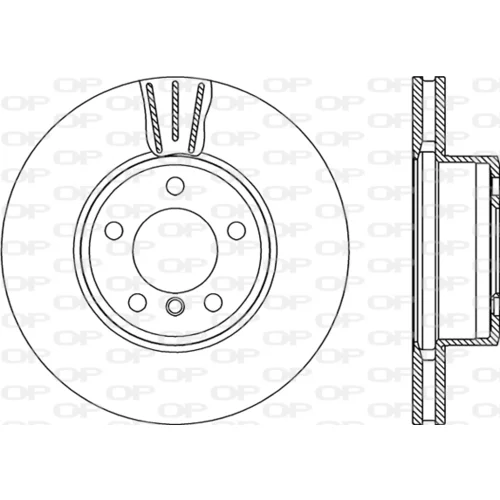 Brzdový kotúč OPEN PARTS BDR2196.20