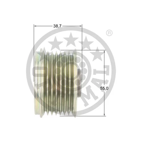 Voľnobežka alternátora OPTIMAL F5-1158 - obr. 2