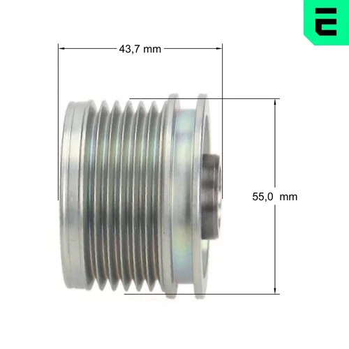 Voľnobežka alternátora OPTIMAL F5-1061 - obr. 2