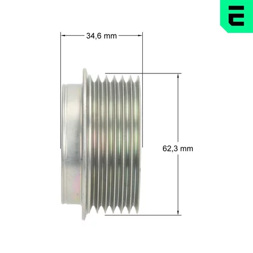 Voľnobežka alternátora OPTIMAL F5-1145 - obr. 2