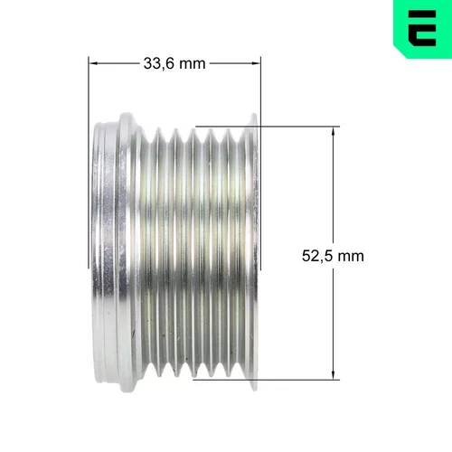 Voľnobežka alternátora OPTIMAL F5-1086 - obr. 2