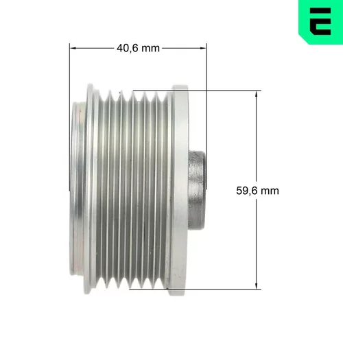 Voľnobežka alternátora OPTIMAL F5-1163 - obr. 2