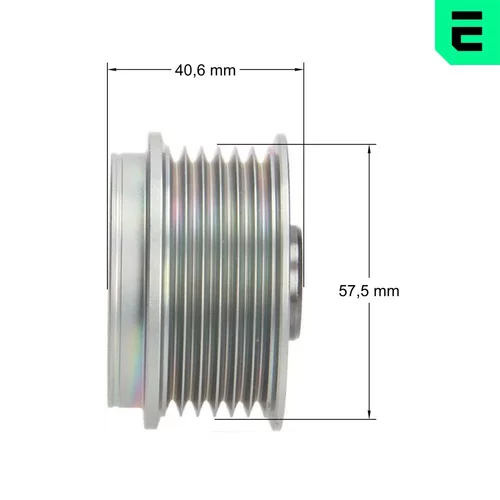 Voľnobežka alternátora OPTIMAL F5-1033 - obr. 2