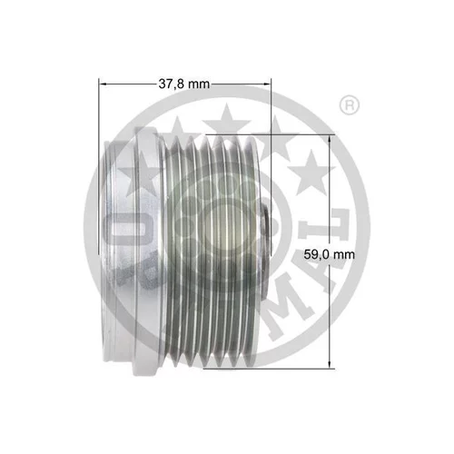 Voľnobežka alternátora OPTIMAL F5-1207 - obr. 2