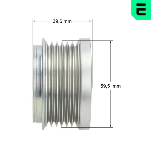 Voľnobežka alternátora OPTIMAL F5-1055 - obr. 2