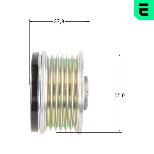 Voľnobežka alternátora OPTIMAL F5-1196 - obr. 2