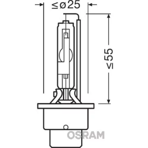 Žiarovka pre diaľkový svetlomet OSRAM 66250