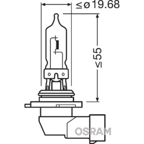 Žiarovka pre diaľkový svetlomet OSRAM 9005NL-HCB