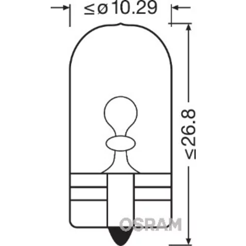 Žiarovka pre smerové svetlo OSRAM 2827NA-02B