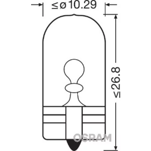 Žiarovka pre smerové svetlo OSRAM 2825ULT-02B