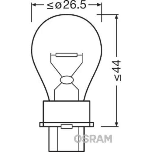 Žiarovka pre smerové svetlo OSRAM 3156