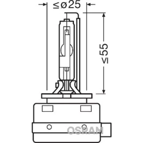 Žiarovka pre diaľkový svetlomet OSRAM 66548