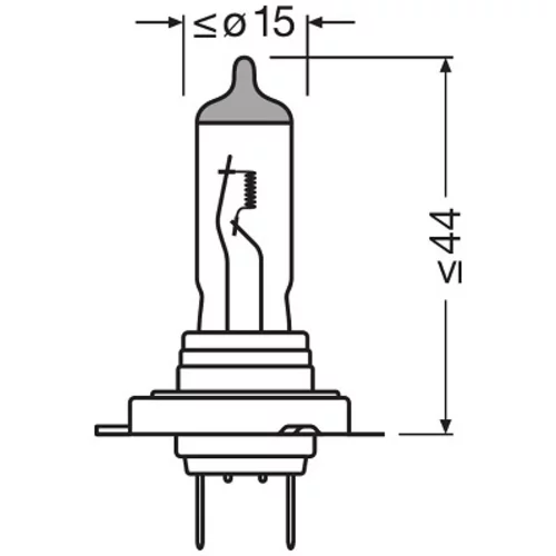 Žiarovka pre diaľkový svetlomet OSRAM 64180L - obr. 1