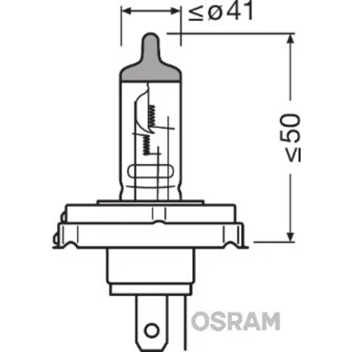 Žiarovka pre diaľkový svetlomet 64183 /OSRAM/