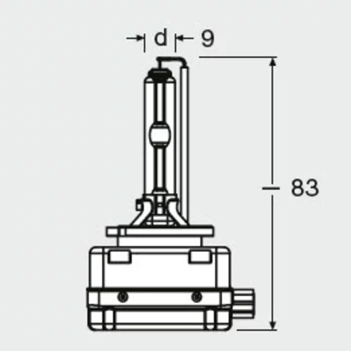 Xenónová výbojka OSRAM D3S 42V 35W PK32d-5 66340CLC - obr. 2