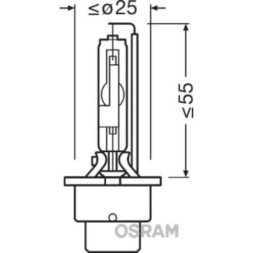 Žiarovka pre diaľkový svetlomet OSRAM 66450