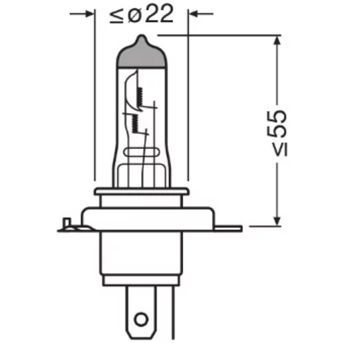 Žiarovka pre diaľkový svetlomet OSRAM 64193CBN-HCB