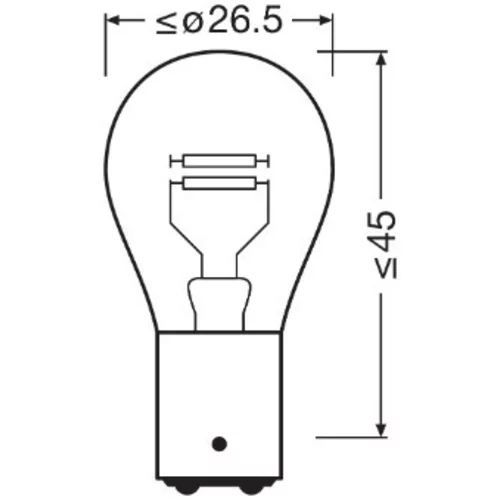 Žiarovka pre smerové svetlo OSRAM 7537TSP - obr. 1