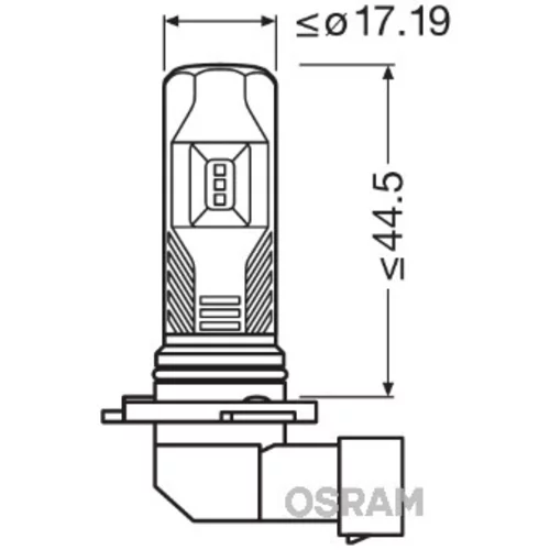 Žiarovka pre diaľkový svetlomet OSRAM 9745CW - obr. 1