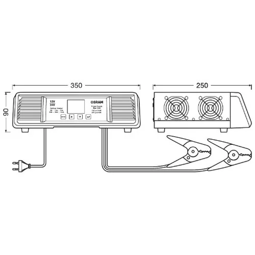 Nabíjačka batérií OSRAM OSCP10024 - obr. 1