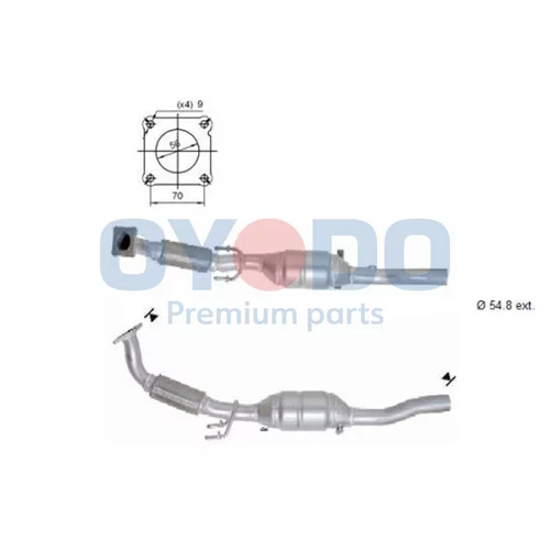 Katalyzátor Oyodo 10N0049-OYO
