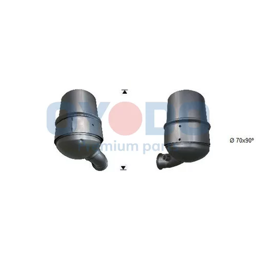Filter sadzí/pevných častíc výfukového systému Oyodo 20N0002-OYO