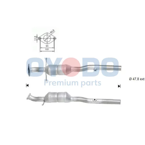 Katalyzátor Oyodo 10N0020-OYO