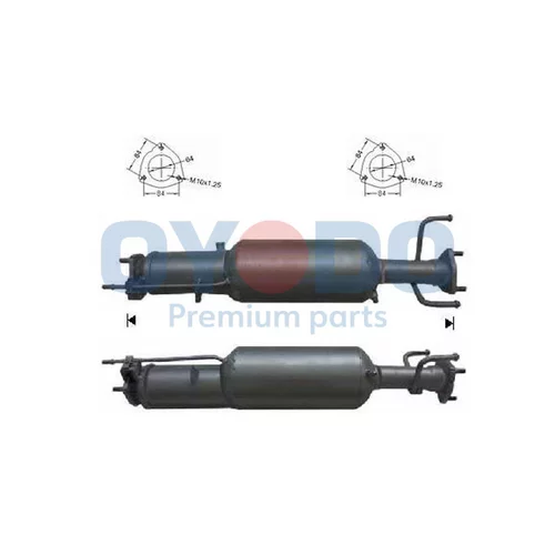 Filter sadzí/pevných častíc výfukového systému Oyodo 20N0066-OYO
