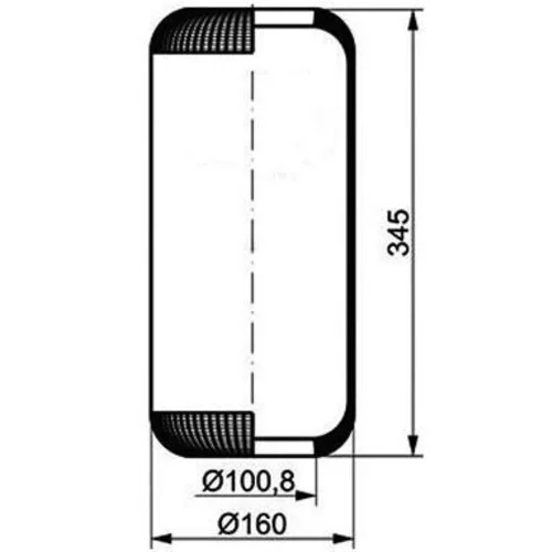 Mech pneumatického pruženia PE Automotive 084.049-70A