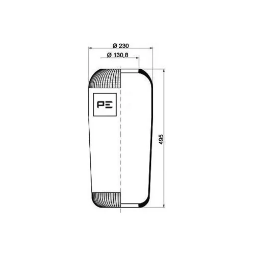 Mech pneumatického pruženia PE Automotive 084.061-70A