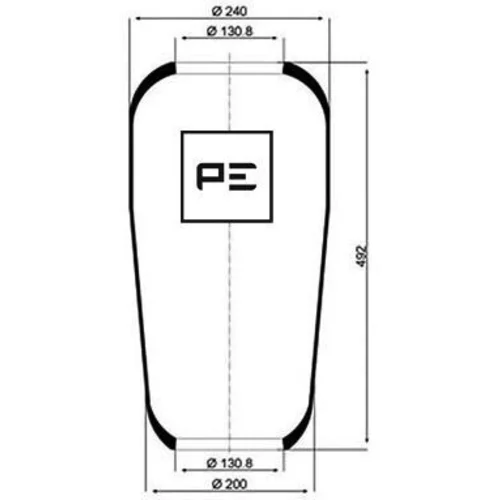 Mech pneumatického pruženia PE Automotive 084.014-70A