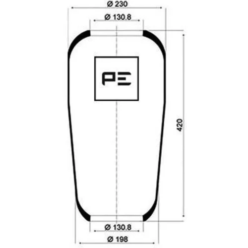 Mech pneumatického pruženia PE Automotive 084.062-70A