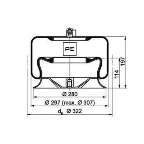 Mech pneumatického pruženia PE Automotive 084.260-72A