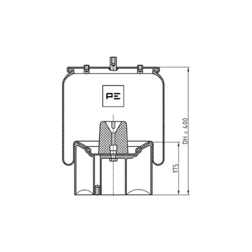 Mech pneumatického pruženia 084.268-71A (PE Automotive)