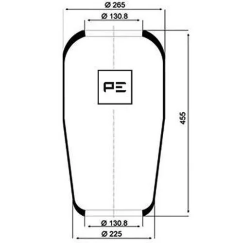 Mech pneumatického pruženia PE Automotive 084.016-70A