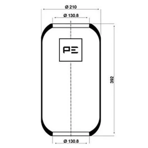 Mech pneumatického pruženia PE Automotive 084.007-70A