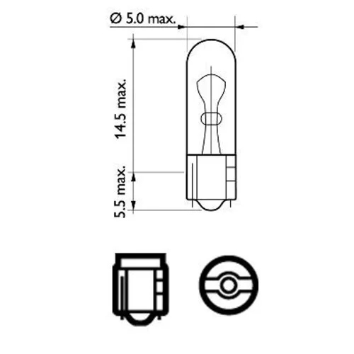 žiarovka PHILIPS 12505CP - obr. 2